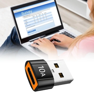 Bộ chuyển đổi sạc nhanh Type C sang USB Male 10A cho điện thoại, máy tính bảng - 42.130₫ 8