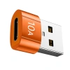 Bộ chuyển đổi sạc nhanh Type C sang USB Male 10A cho điện thoại, máy tính bảng - 42.130₫ 9