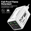 Bộ chuyển đổi sạc siêu nhanh 240W Mech Wind 4USB 2Type C hỗ trợ EU US UK du lịch 3