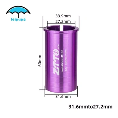 Bộ chuyển đổi Seatpost Shim nhôm cho xe đạp đường núi Leipuma - Giá ưu đãi 63.800₫