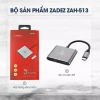 Bộ chuyển đổi Type-C HUB ZADEZ ZAH-513 3 trong 1 - HDMI, USB, SD, Giá chỉ 445.000đ 7