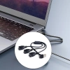 Bộ chuyển đổi USB 2.0 cổng đực sang 3 đầu, đồng bộ dữ liệu và sạc nhanh, giá ưu đãi 92.400 VND 4