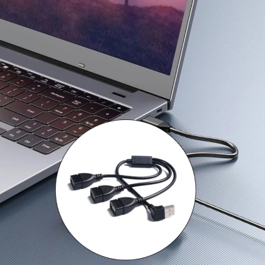 Bộ chuyển đổi USB 2.0 cổng đực sang 3 đầu, đồng bộ dữ liệu và sạc nhanh, giá ưu đãi 92.400 VND 4 Bộ chuyển đổi USB 2.0 cổng đực sang 3 đầu, đồng bộ dữ liệu và sạc nhanh, giá ưu đãi 92.400 VND 4