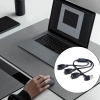 Bộ chuyển đổi USB 2.0 cổng đực sang 3 đầu, đồng bộ dữ liệu và sạc nhanh, giá ưu đãi 92.400 VND 9