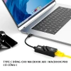 Bộ chuyển đổi USB 3.0 Type C sang RJ45 LAN Gigabit 10/100/1.000Mbps 3
