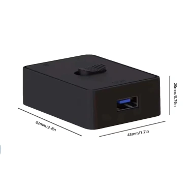 Bộ chuyển đổi USB 3.0/2.0 KVM 1x2 2x1 - Chia sẻ bàn phím, chuột, máy in, hub - 27.500đ 6