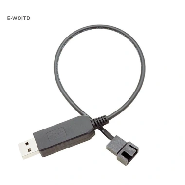 Bộ chuyển đổi USB 4Pin PWM 5V-12V Boost, cáp quạt PC, làm mát hiệu quả 10 Bộ chuyển đổi USB 4Pin PWM 5V-12V Boost, cáp quạt PC, làm mát hiệu quả 10