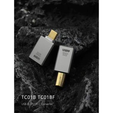 Bộ chuyển đổi USB-B sang USB-C HiFi TC01B/TC01BF - Unibody CNC mạ vàng, giá ưu đãi 317.900đ