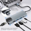 Bộ chuyển đổi USB-C 5 trong 1 Type-C sang HDMI 4K, USB3.0 & RJ45 Ethernet LAN - Giá ưu đãi 79.200 VND 2