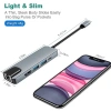 Bộ chuyển đổi USB-C 5 trong 1 Type-C sang HDMI 4K, USB3.0 & RJ45 Ethernet LAN - Giá ưu đãi 79.200 VND 4