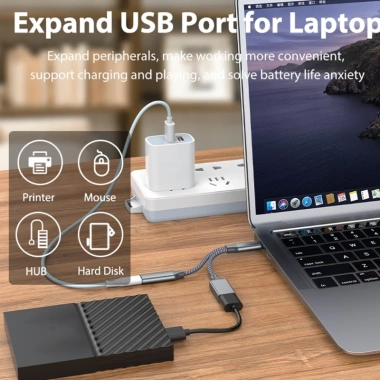 Bộ Chuyển Đổi USB-C OTG PD10W 2 Trong 1 cho Laptop - Sạc nhanh, giá 93.830 VND 7 Bộ Chuyển Đổi USB-C OTG PD10W 2 Trong 1 cho Laptop - Sạc nhanh, giá 93.830 VND 7