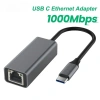 Bộ chuyển đổi USB-C sang Ethernet 1.000Mbps Gigabit RJ45 cho MacBook Laptop - Plug-and-Play