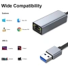 Bộ chuyển đổi USB-C sang Ethernet 1.000Mbps Gigabit RJ45 cho MacBook Laptop - Plug-and-Play 5