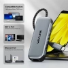 Bộ chuyển đổi USB C sang Ethernet 5Gbps WAVLINK Cổng sạc 95W Không cần driver 4