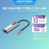 Bộ chuyển đổi USB-C sang Gigabit Ethernet 1Gbps Vention CFNHB nhôm - Giá 369.000₫