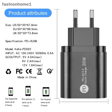 Bộ chuyển đổi USB C Super Si 20W, hỗ trợ 13 loại QC 3.0 PD, sạc nhanh, giá 63.470₫ 9 Bộ chuyển đổi USB C Super Si 20W, hỗ trợ 13 loại QC 3.0 PD, sạc nhanh, giá 63.470₫ 9