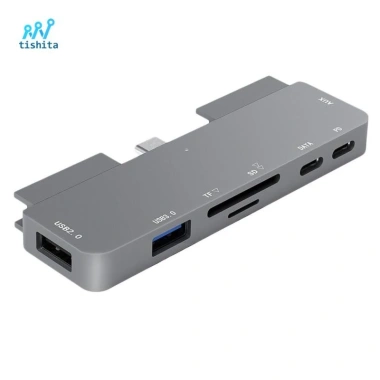 Bộ chuyển đổi USB C Tishita 7 trong 1 hỗ trợ 4K HDMI, USB 3.0, SD, chỉ 711.700₫