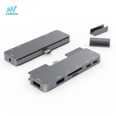 Bộ chuyển đổi USB C Tishita 7 trong 1 hỗ trợ 4K HDMI, USB 3.0, SD, chỉ 711.700₫
