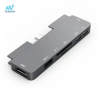 Bộ chuyển đổi USB C Tishita 7 trong 1 hỗ trợ 4K HDMI, USB 3.0, SD, chỉ 711.700₫