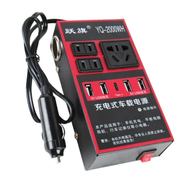 Bộ chuyển đổi USB DC 12V/24V sang AC 110V/220V - Sạc nhanh ô tô, ổ cắm bật lửa 10 Bộ chuyển đổi USB DC 12V/24V sang AC 110V/220V - Sạc nhanh ô tô, ổ cắm bật lửa 10