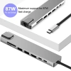 Bộ chuyển đổi USB HUB 8 trong 1 Thunderbolt 3 Type-C: Tốc độ 40Gbps, 4K HDMI, USB-C PD, giảm giá 482.600 VNĐ 2