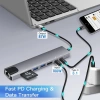 Bộ chuyển đổi USB HUB 8 trong 1 Thunderbolt 3 Type-C: Tốc độ 40Gbps, 4K HDMI, USB-C PD, giảm giá 482.600 VNĐ 5