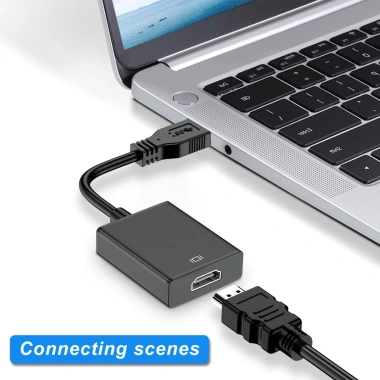 Bộ chuyển đổi USB sang HDMI ZOERAX 1.080P 60Hz USB 3.0/2.0, hỗ trợ âm thanh, cho PC, Mac, máy chiếu 8