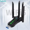 Bộ chuyển đổi USB WiFi6 FUHUIOT AX900 4 ăng-ten 900Mbps Dual-Band và Bluetooth 5.4 - Giá chỉ 175.340 VND