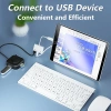 Bộ chuyển đổi USB‑C sang USB 3 trong 1 sạc nhanh cho S24/S23/S22, iPhone 15/14/13 hỗ trợ tai nghe, chuột, ổ cứng 6