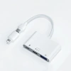 Bộ chuyển đổi USB‑C sang USB 3 trong 1 sạc nhanh cho S24/S23/S22, iPhone 15/14/13 hỗ trợ tai nghe, chuột, ổ cứng 9