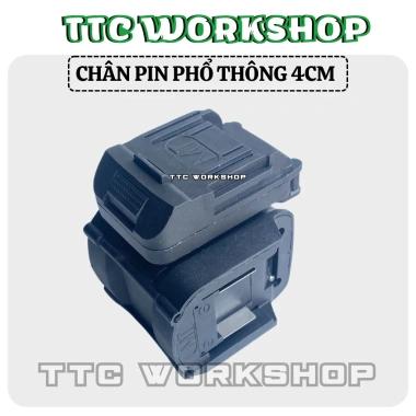 Bộ chuyển đổi và gộp pin 2 pin cùng lúc, chân 4cm, tăng sức mạnh công cụ, tiện lợi - 107.800 VND