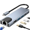Bộ chuyển Type-C đa năng LAN HDMI USB cho Mac, Laptop, PC, Android, iOS - Giá 85k 2