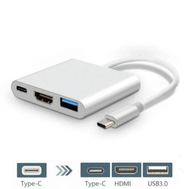 Bộ chuyển Type-C đa năng LAN HDMI USB cho Mac, Laptop, PC, Android, iOS - Giá 85k 4