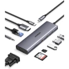 Bộ chuyển Type‑C Ugreen 15.601 CM498: HDMI, VGA, USB 3.0, LAN 1Gbps, Card Reader, 3.5mm – 815.000 ₫ 2