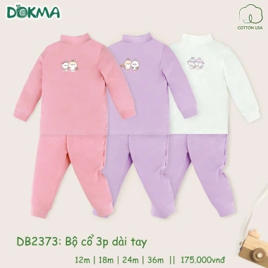 Bộ Cổ 3 Phân Dokma 8-13kg Thêu Hình Đáng Yêu Cho Bé Mã Giá Khuyến Mãi 204.500 VND 6