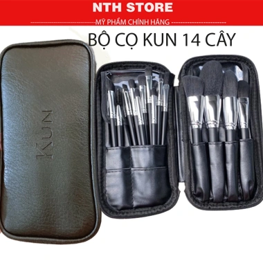 Bộ Cọ Kun 14 Cây + Bao Da Sang Chảnh - Lông thú siêu mềm, bút vẽ mịn, giá 265.000 VND