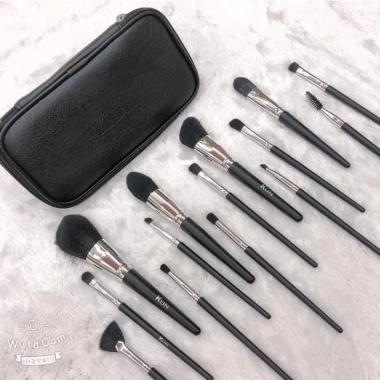 Bộ Cọ Kun 14 Cây + Bao Da Sang Chảnh - Lông thú siêu mềm, bút vẽ mịn, giá 265.000 VND