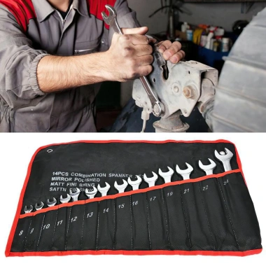 Bộ cờ Lê 8-24 YEII 14 chi tiết chuẩn US, khóa vòng miệng - Giá chỉ 50.000 VND