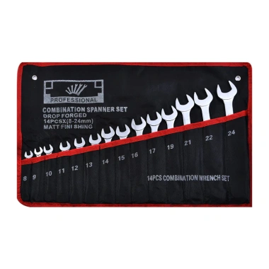 Bộ cờ Lê 8-24 YEII 14 chi tiết chuẩn US, khóa vòng miệng - Giá chỉ 50.000 VND