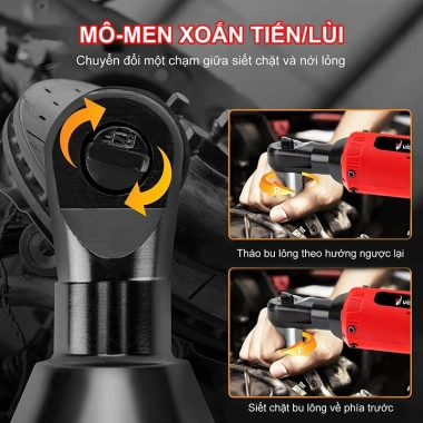 Bộ cờ lê đa năng máy siết bu lông siêu cứng chống rỉ mở bulong vít ống nước - sửa nhà, bảo hành 1 năm, chỉ 659.000đ 4