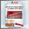 Bộ cờ lê vòng miệng YETI 8-32mm 14 chiếc - Độ bền cao, Giá chỉ 379.000 VND