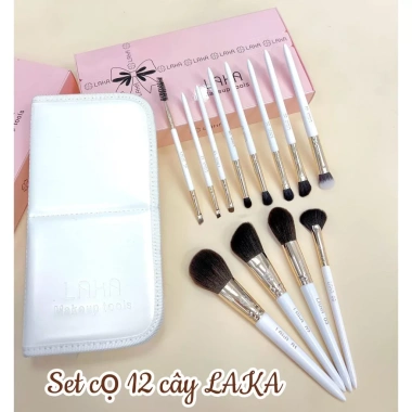 Bộ cọ make up cá nhân 12 cây Laka lông mềm mịn - Giá ưu đãi 695.000₫ 4