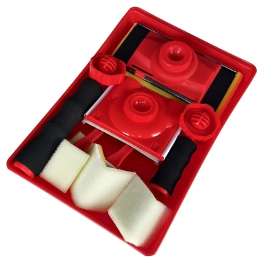Bộ cọ sơn tay cầm xoay 360 độ - Bàn chải lông 7, 5 màu đỏ PP, chỉ 464.200 VND 6