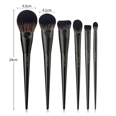 Bộ cọ trang điểm FORESEE POP 14 chiếc + kem nền Kabuki đen, đường viền, kem che khuyết điểm, phấn mắt - Giá chỉ 823.020 VND