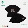 Bộ Cổ Tròn Cộc Tay Bé Gái Dokma 13-25kg 3-7 tuổi - Giá giảm 165k
