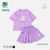 Bộ Cổ Tròn Cộc Tay Bé Gái Dokma 13-25kg 3-7 tuổi - Giá giảm 165k 3