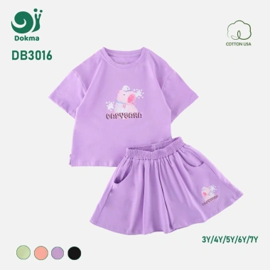 Bộ Cổ Tròn Cộc Tay Bé Gái Dokma 13-25kg 3-7 tuổi - Giá giảm 165k 3 Bộ Cổ Tròn Cộc Tay Bé Gái Dokma 13-25kg 3-7 tuổi - Giá giảm 165k 3