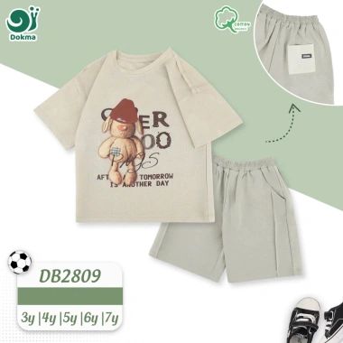 Bộ Cổ Tròn Cộc Tay Dokma DB2.809/DB2.830 cho bé 3-7 tuổi 13-25kg Giá ưu đãi 239k 10 Bộ Cổ Tròn Cộc Tay Dokma DB2.809/DB2.830 cho bé 3-7 tuổi 13-25kg Giá ưu đãi 239k 10