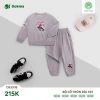 Bộ cổ tròn dài tay cotton bé trai 11-21kg Dokma DB1.413 DB2.426 DB2.428 giảm giá 199k 8