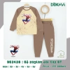 Bộ cổ tròn dài tay cotton bé trai 11-21kg Dokma DB1.413 DB2.426 DB2.428 giảm giá 199k 10